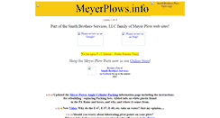 Desktop Screenshot of meyerplows.info