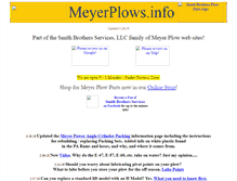 Tablet Screenshot of meyerplows.info